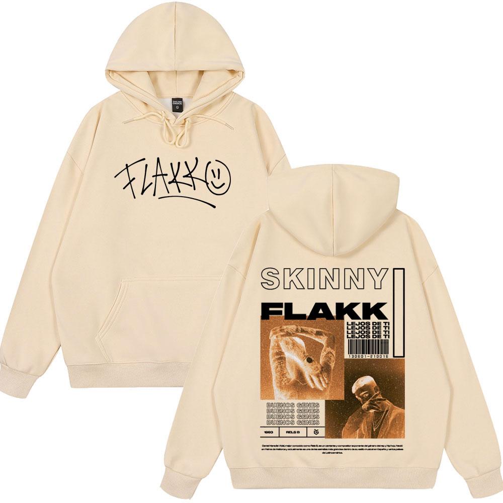 Rapper Rels B Skiny Flakk Album Gothic Hoodies Men Women Fashion Hip Hop Hooded Sweatshirts Oversized Long Sleeve Pullovers