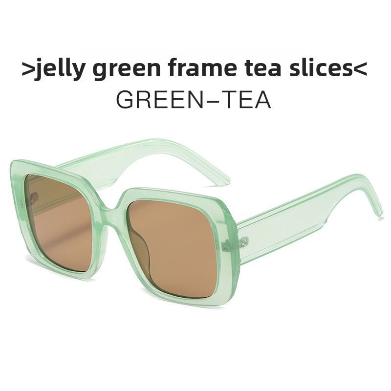 

Fashion Ladies Square Sunglasses With Uv400 Protection For Travel And Parties Style8