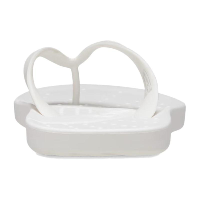 Crocs Open-Toed Slip-On Flip-Flops Unisex White
