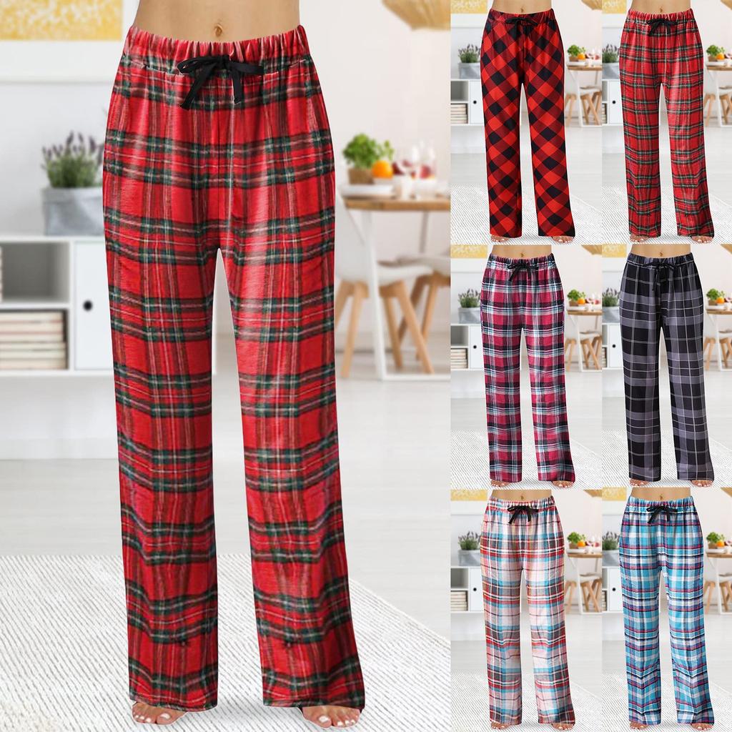Fashion Women's Printed Casual Loose Comfortable Straight Leg Pants