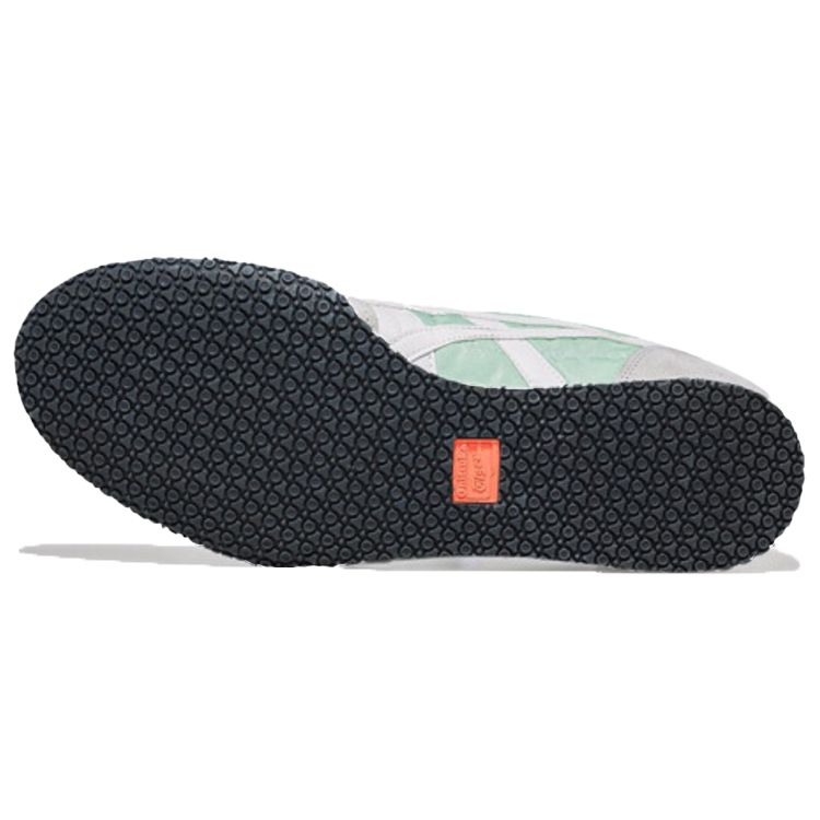 ONITSUKA TIGER Serrano Leather Sports Shock Absorbing Non-Slip Wear-Resistant Low-Top Casual Shoes Unisex Sneaker Gray Green Orange 1183A959-101