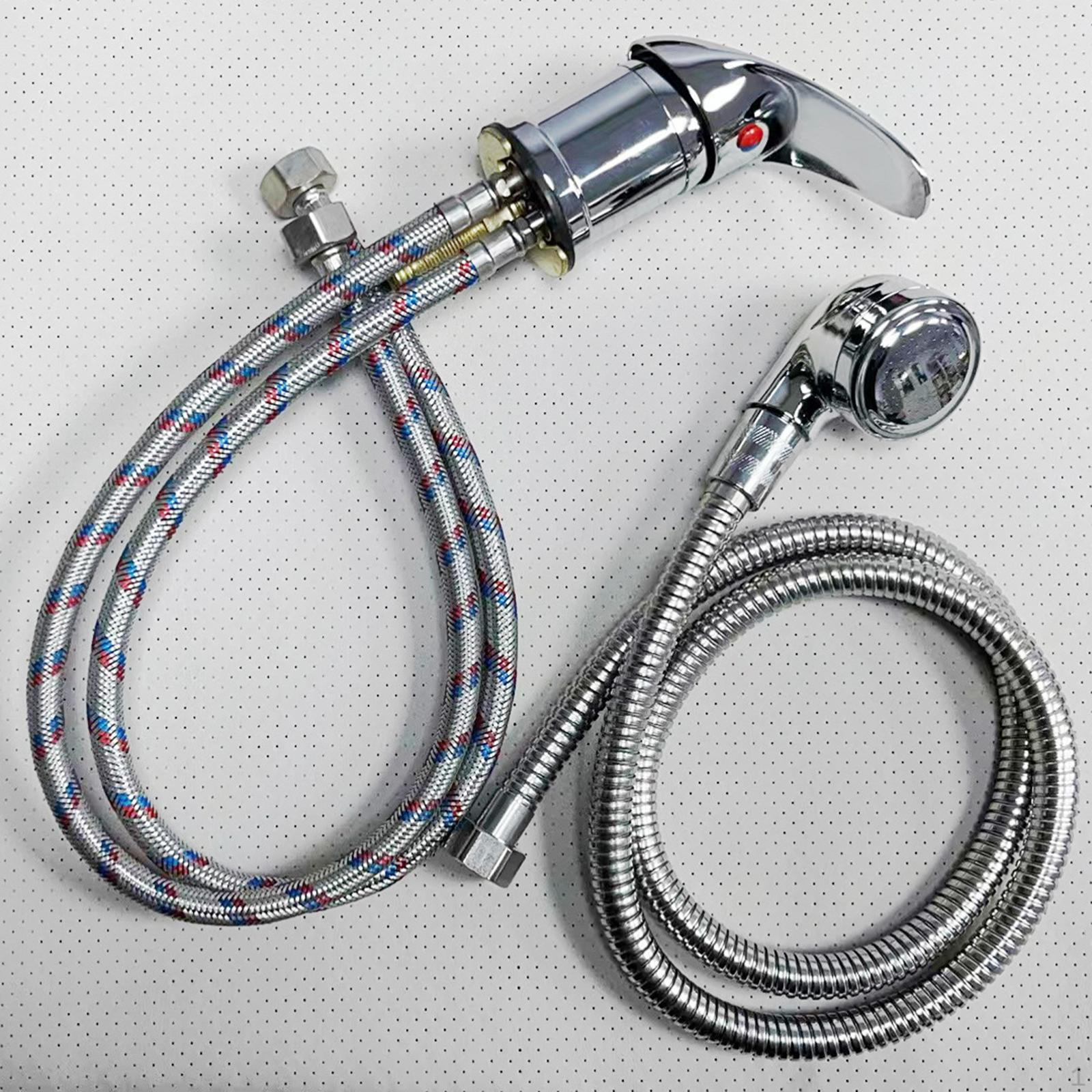 

Комплект смесителей для мытья волос с гибким шлангом Silver Sprinkler