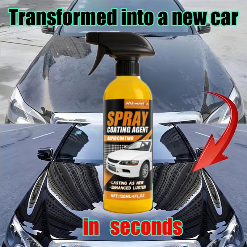 Ceramic Coating Scratch Remover, Car Wax Paint Repair Polish All Car Types Anti Fog Rain Repellent Long-Lasting Paint Shield