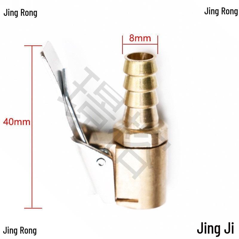 

Portable Car Tire Air Inflator Pump with Brass Connector and Suction Cup Valve
