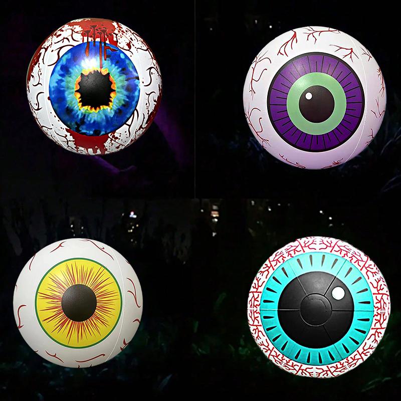 1PC Cartoon Design Party Supply Eye Ball Balloons Party PVC Ghost Decoration Big Balloon Outdoor Diameter 40cm