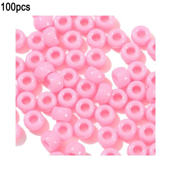 

100 шт./набор DIY Акриловые Свободные Бусины Сквозные Ручной Работы Браслеты Ожерелья Изготовление Ювелирных Изделий Красочные Разделительные Бусины Набор Аксессуаров для Рукоделия