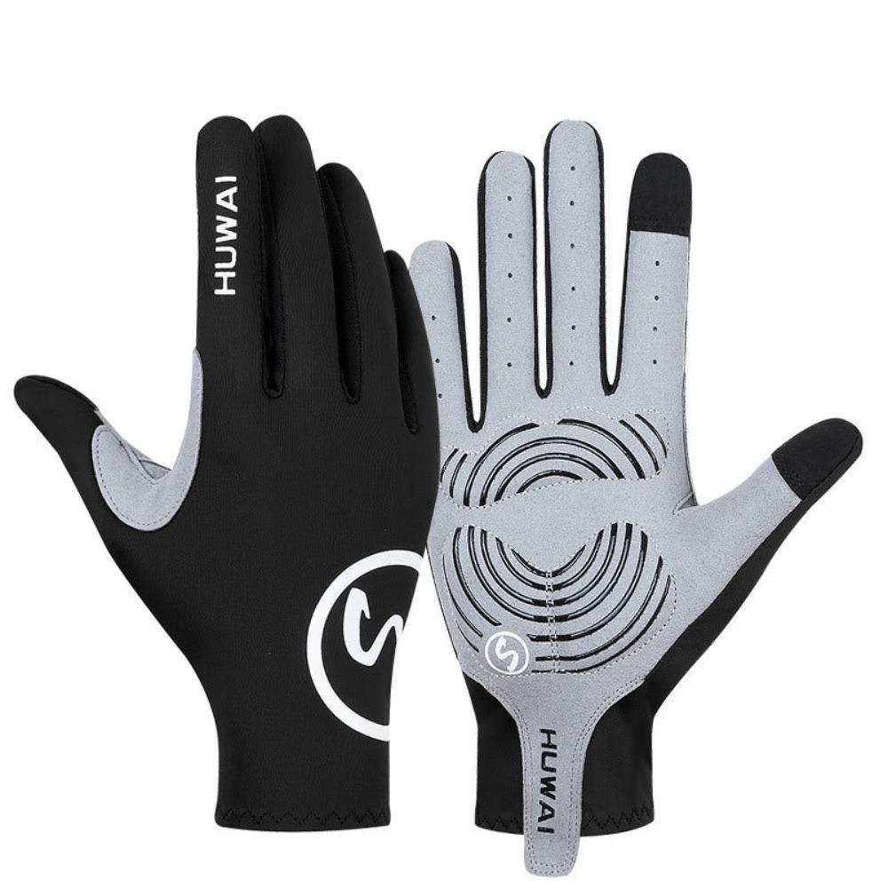 Full Finger Cycling Gloves Windproof Bicycle Mittens Shockproof Sports Gloves  Riding