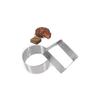 Verstellbare quadratische und runde Kuchenform, 2er-Set, Tiefe 10 cm