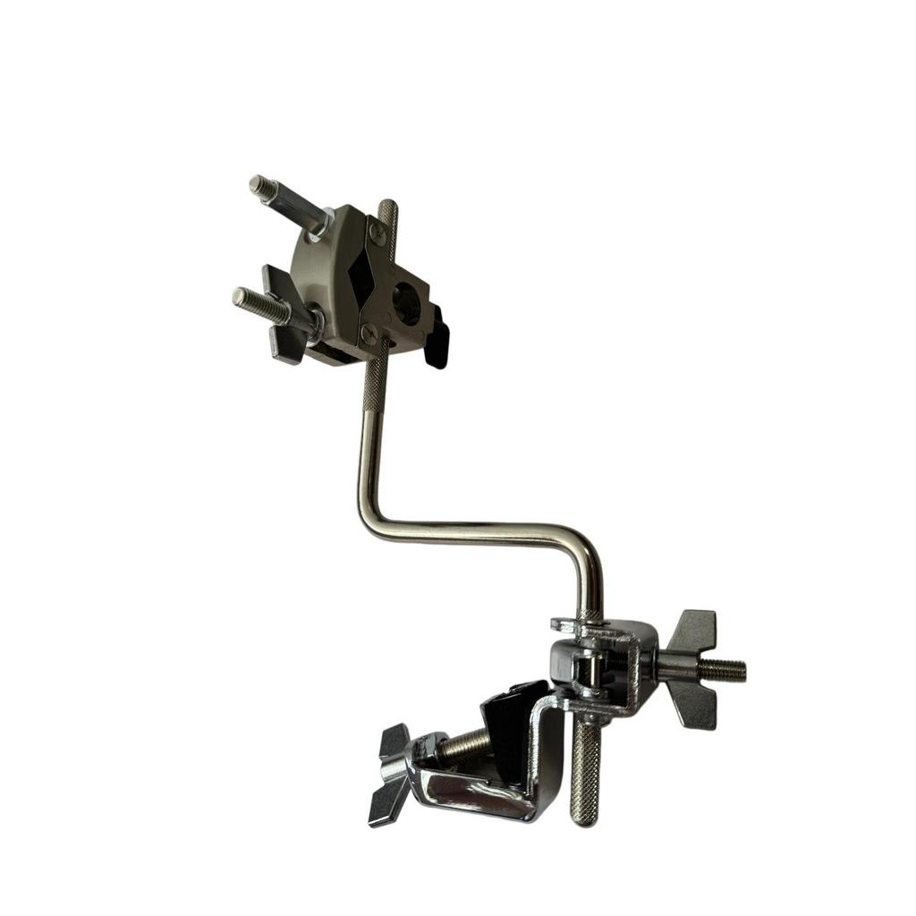 Kick Drum Rack Adapter with Cymbal Stand Extension Arm Clamp