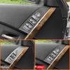 Carbon Fiber Car Power Window Switch Lifter Buttons Panel Interior Decoration Sticker Accessories For BMW 5 Series E60 2004-2007