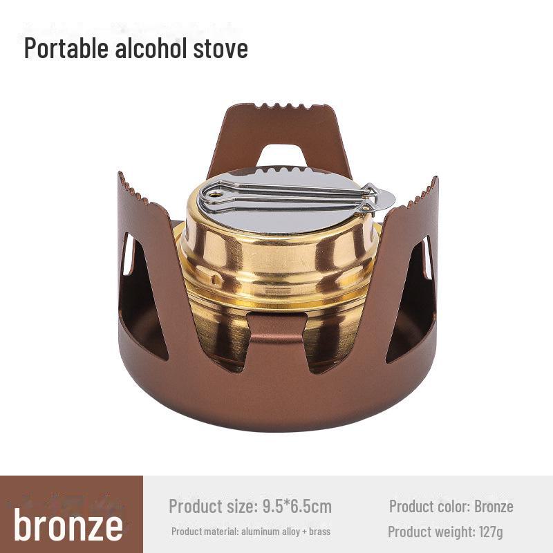 Сверхлегкая портативная уличная спиртовая горелка для кемпинга и рыбалки кофейный