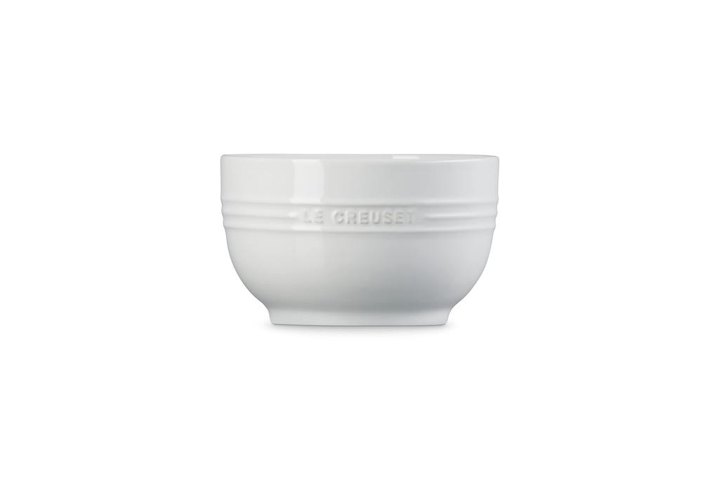 Le Creuset Bowl, 1100ml, White, Heat and Cold Resistant, Microwave, Oven, and Dishwasher Safe [Official Japanese Product]