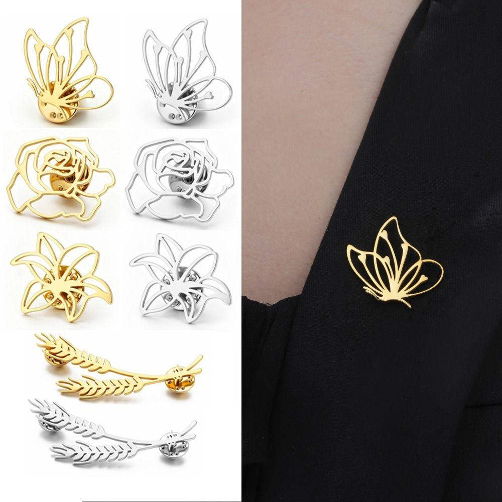 Jewelry Accessory Metal Pins Stainless Steel Lapel Pins Fashion Decorative Pins Gift
