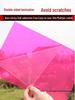Transparent PVC Plastic Sheet: Colored Light Filter & Graffiti Mat for Kids' Art, 0.5mm