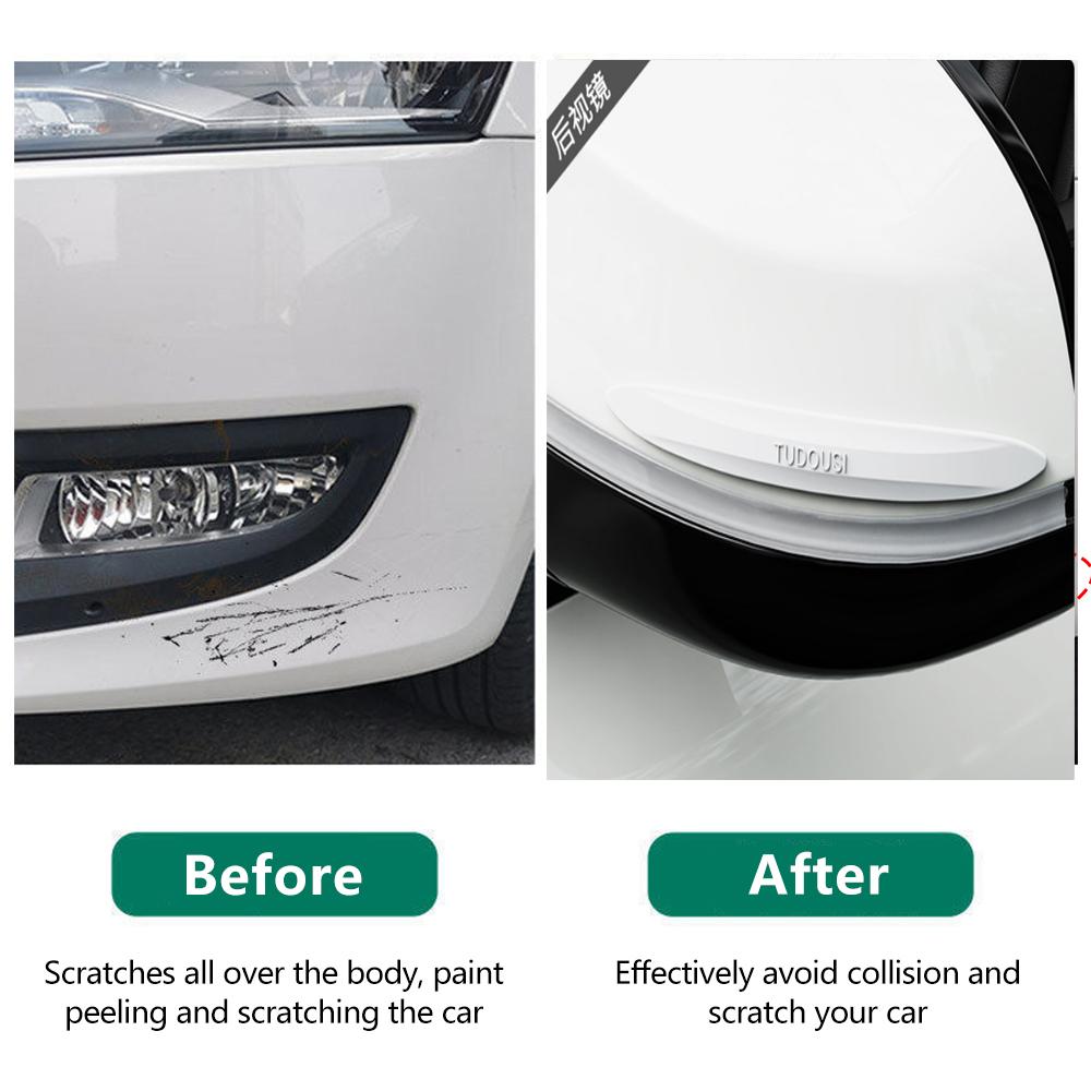 Autotür Kollisionsschutzleiste Autotürkantenschutz Stoßfängerleiste Eckschutz Rückspiegel Kratzschutzaufkleber Styling