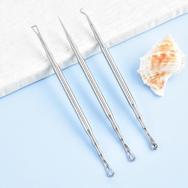 New Acne Blackhead Removal Needles Pimples Blackhead Clip Tweezers Beauty Artifact Blemish Extractor Remover Needle Tool