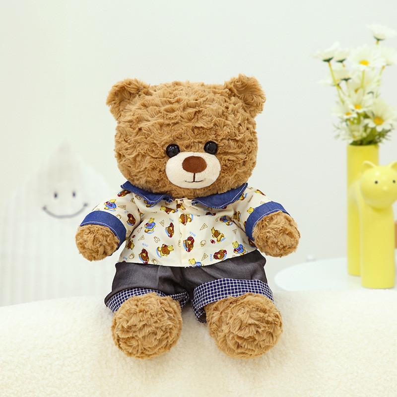 

Plush Bear Teddy Toy Dolls Room Decoration Ornaments Children Christmas Gift 30cm