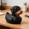 Dog Duck Hybrid Figurine 3D Printed Rottweiler Figurine Funny Face Body Statue Ornament Desktop Entry Car Ornament Creative Decoration Novelty Combo