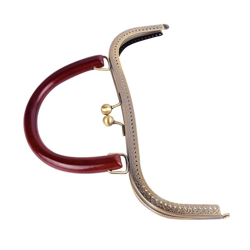 Purse Clasp Frame,10.63 Inch Bag Kiss Clasp Lock,Metal Purse Frame for DIY Craft,Purse Making,Bag Making