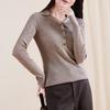 SOFSIL Women's Lapel Knit Top