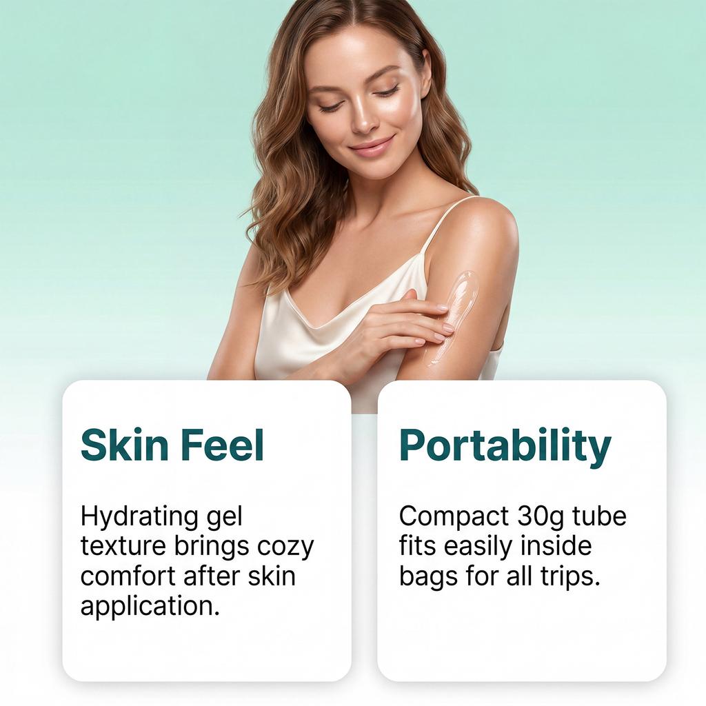 Botanical Soothing Gel Moisturizing Gentle Daily Care Portable 30ml