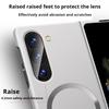 For Magsafe Metal Paint Plating Magnetic Frosted Case For Samsung Z Fold 7 6 5 4 3 ZFlip 7 6 5 4 3 Wireless Charge Slim PC Cover