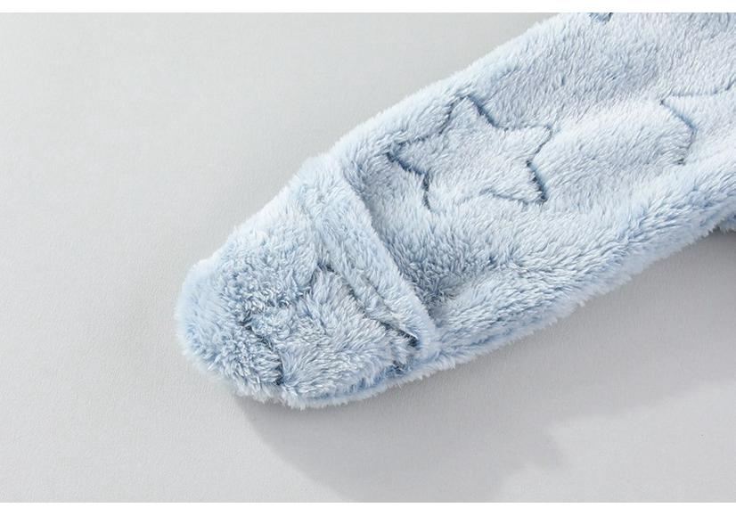 Tuta in Velluto per Neonato - Tuta da Esterno con Piedi Autunno/Inverno