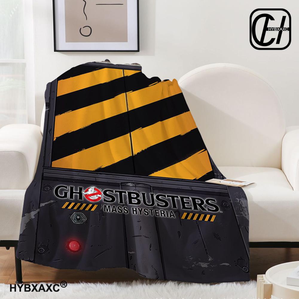 G-Ghostbusters Cartoon-Druckdecke Warme Flanelldecken Weich und Bequem Decke für Zuhause und Reisen Bettwäsche Geburtstagsgeschenk