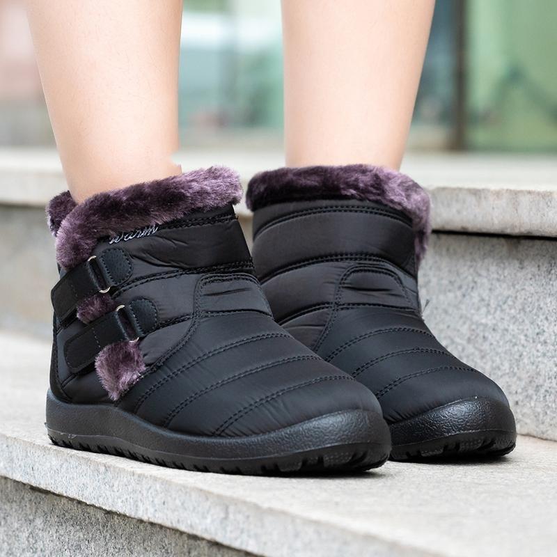 Frauen Stiefel Winter Schuhe Frau Warme Schnee Stiefel Stiefeletten Für Weibliche Winter Schuhe Stiefel Plüsch Booties Wasserdicht