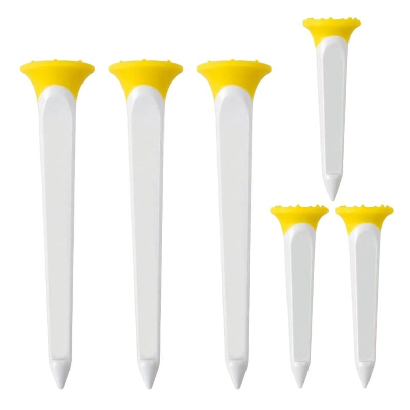 High Performances Golf Tees Training Ball Holder Low Friction Plastic Step Down Golf Tees Practice Tool Golf Accessories
