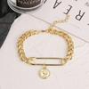 3PCS Fashion Thick Chain Link Bracelets for Women Vintage Snake Chain Gold Color Silver Color Bangles Bracelets Set Punk Jewelry