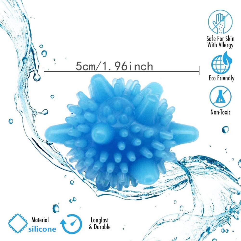 15PCS Laundry Ball Reusable Eco Friendly Washer Balls Colorful Laundry Scrubbing Balls for Washing Machine Random Color