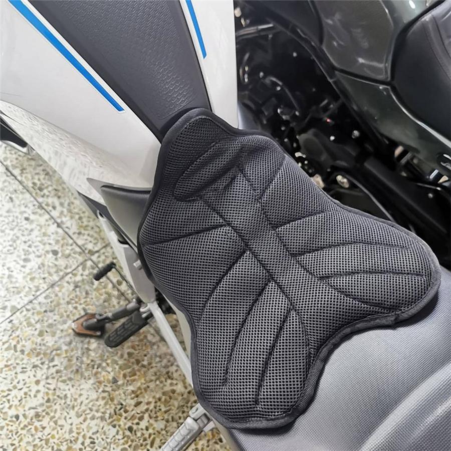 Motorcycle Cushion Cover Sunscreen Heat Insulation Cushion 3D Mesh Seat Cover eat Cushion Nonslip Cooling Down Seat Pad