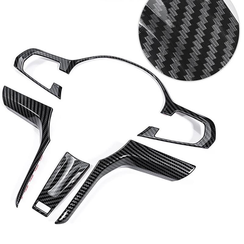 Car Steering Wheel Covers Trim Stickers Decoration For-BMW G30 X3 G01 X4 G02 X5 G05 X6 G06 2018-