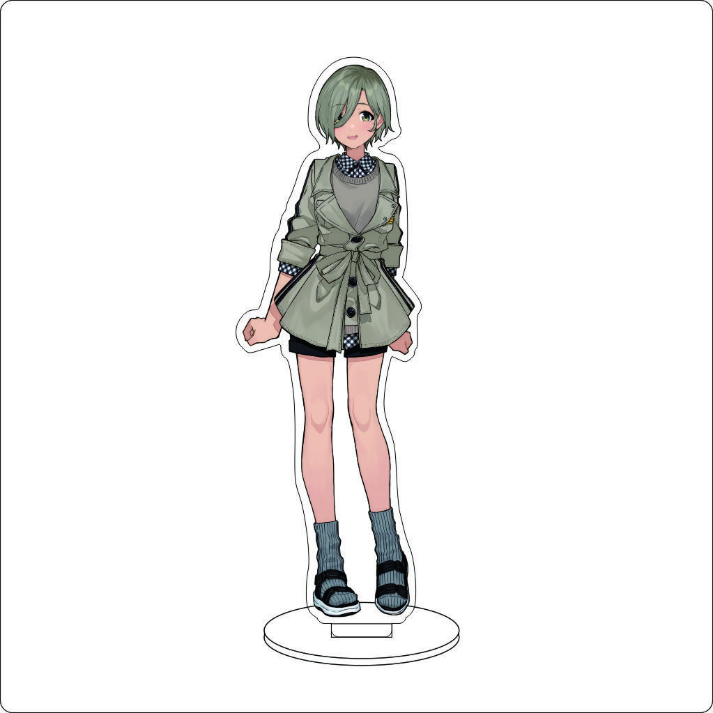 16CM Anime GIRLS BAND CRY Cosplay Acrylic Ornaments SUBARU AWA KAWARAGI MOMOKA ISERI NINA Figure Stand Halloween Christmas Gifts