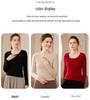 Women's Cashmere Deep U-neck Slim-fit Sweater - Versatile Short Pullover Base Layer Cardigan for Autumn and Winter
