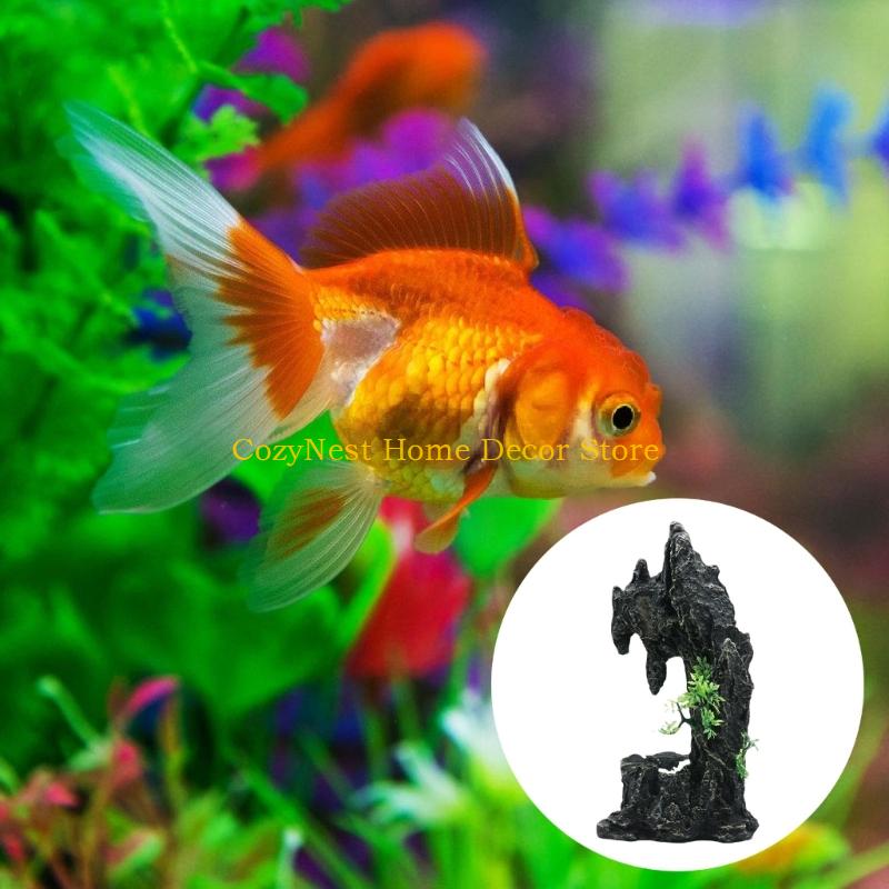 92MF Аквариумы Скалы Искусственные Растения Разведение Поделки Декор Растений Аквариум Пейзаж Материалы Эстетичные Дисплеи CN