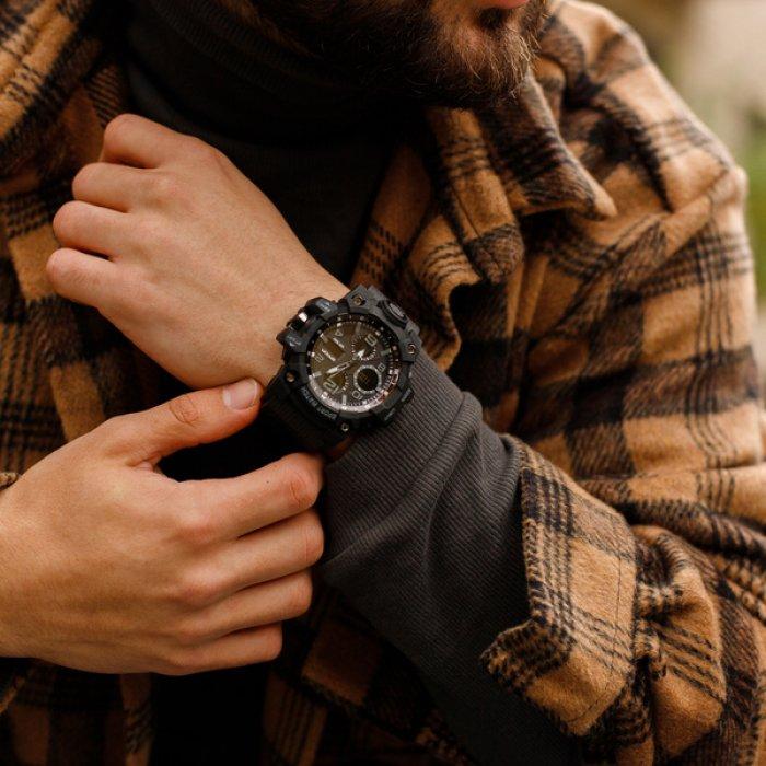 Men's Sports Tactical Watch Besta Power Black with Stopwatch and Alarm Clock