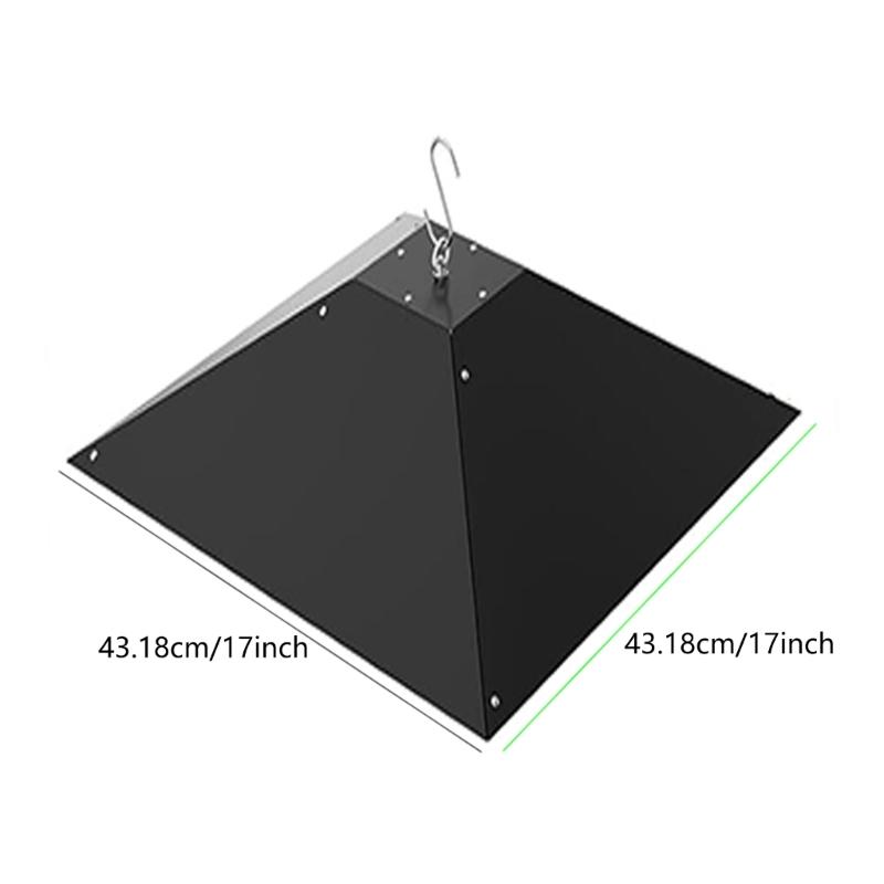 Bird Feeder Rod Wrap Around Protective Shield Bird Feeder Rod Bird Food-Guard Squirrels Baffle