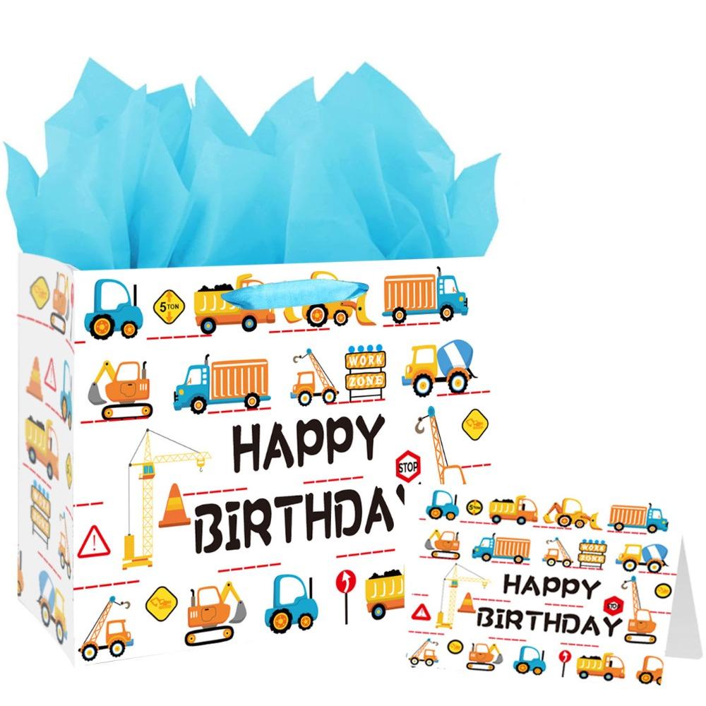 

with Tissue Paper and Greeting Card Party Decoration Boxes Gift Boxes for Birthday, Baby Shower 06