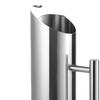Stainless Steel Water Pitcher with Ice Guard 1.5L Capacity Ergonomic Handle Fruit Pitcher for Cold Drink Beverage