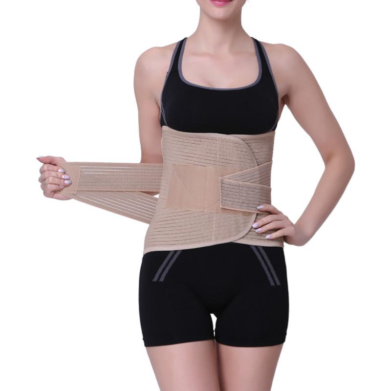 Adjustable Xxxl Xxl Waist Trainer Posture Corrector Widened Back Belt Lumbar Support With Warm Patches