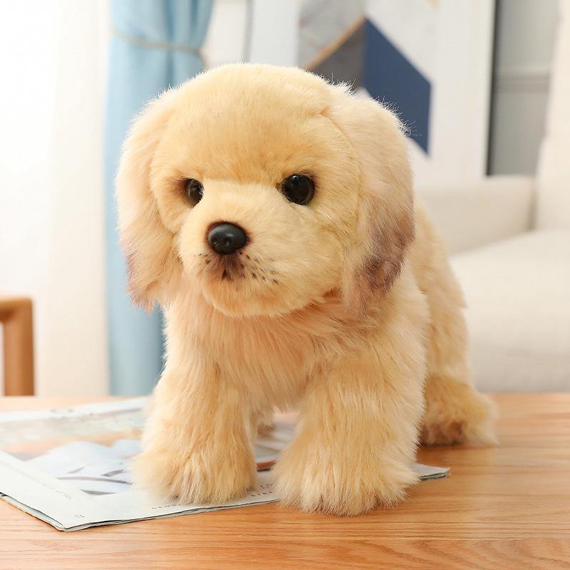 Realistic Plush Toy Dogs: Maltese, Bichon Frise, Labrador, Tibetan Mastiff - Perfect Birthday Gift