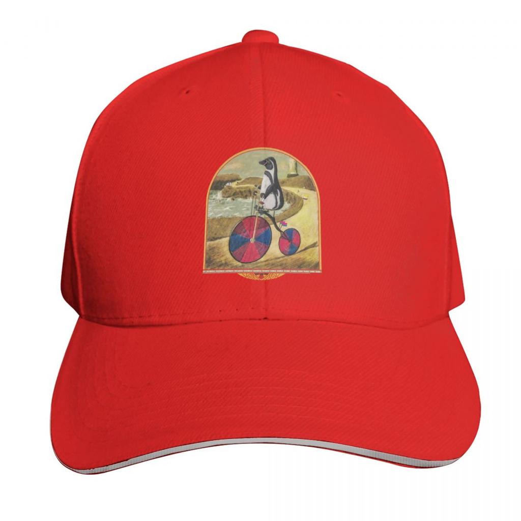 The Bi Cycle Club Bike Penguin Bisexuality Baseball Cap Western Hat Bobble Hat Military Tactical Cap Rave Unisex Hats Womens