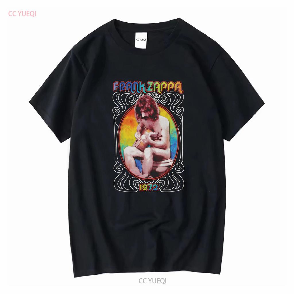 Frank Zappa on the Toilet Mens T shirt Krappa New Band vintage Washed Soft streetwear Comfortable Unisex Slightly