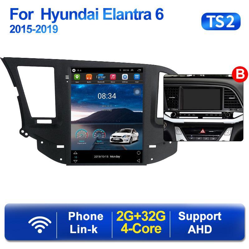 Hyundai Elantra 2015-2019 Vertical Screen Android Navigation System with Reversing Camera.