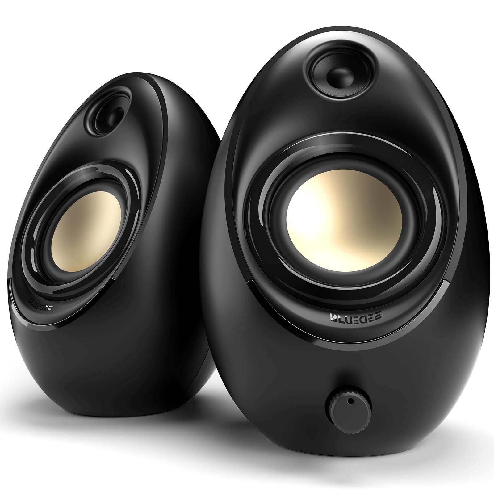 

Bluedee 20W PC Speaker with Bluetooth Power 3D Enhanced 8 RGB Light Compact Japanese Instruction Manual Included 5.4, USB/USB-C Supply, Audio, Bass, чорний