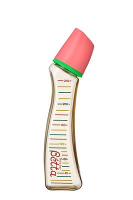Betta Betta Betta Doctor Betta Baby Bottle Brain by Developed with a Midwife and Aimed At (Betta) S3-240ml (made PPSU) "Brain Nipple" "mommy's Nipple"