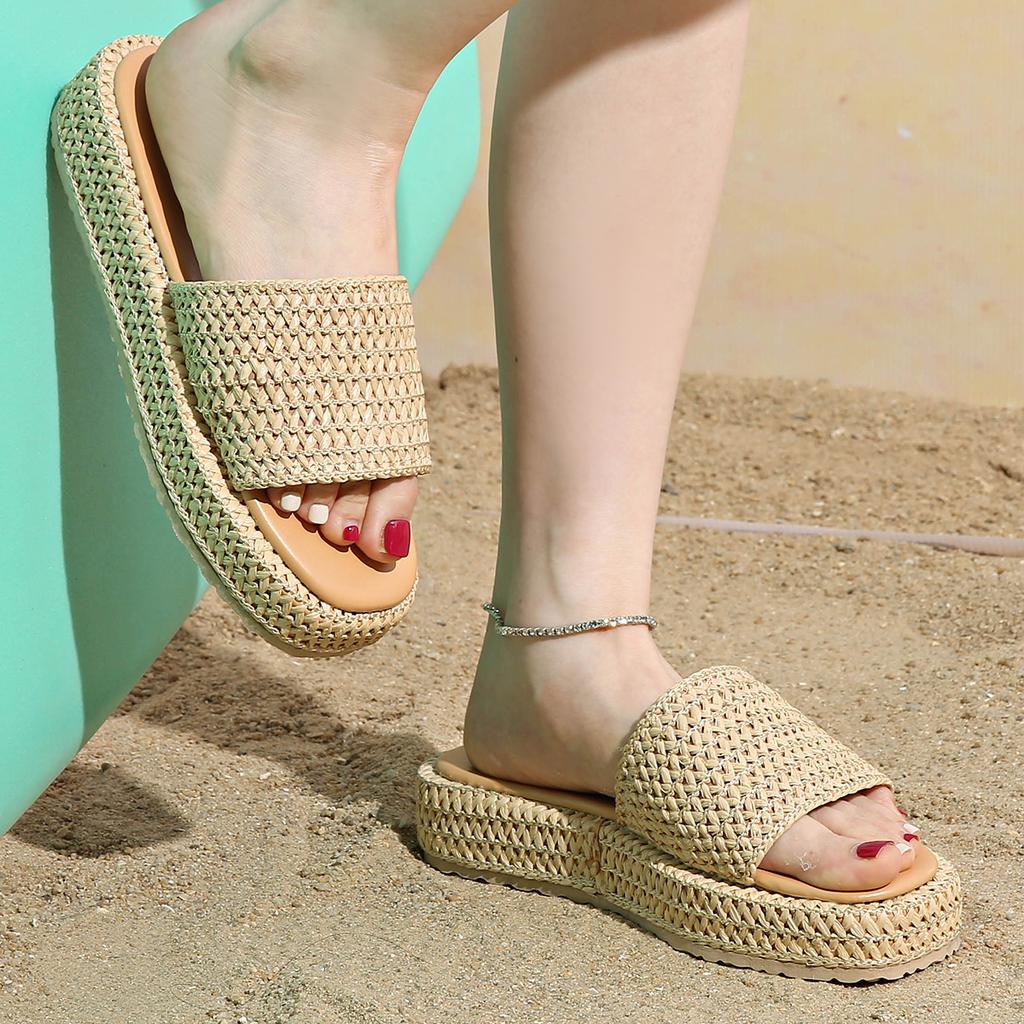 Fashion Women's Sandals 2025 Summer Shoes Sandalias De Mujer Casual Heels Slippers Summer Sandals Women Indoor Outdoor Footwear Female