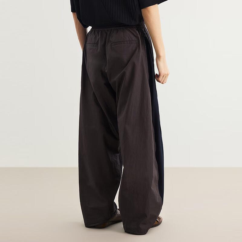CROQUIS Men's 2025 Spring Loose Cotton Casual Curved Blade Pants
